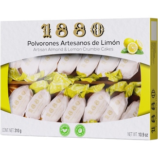 polvorones artesanos de limón Calidad Suprema estuche 310 g - 1880