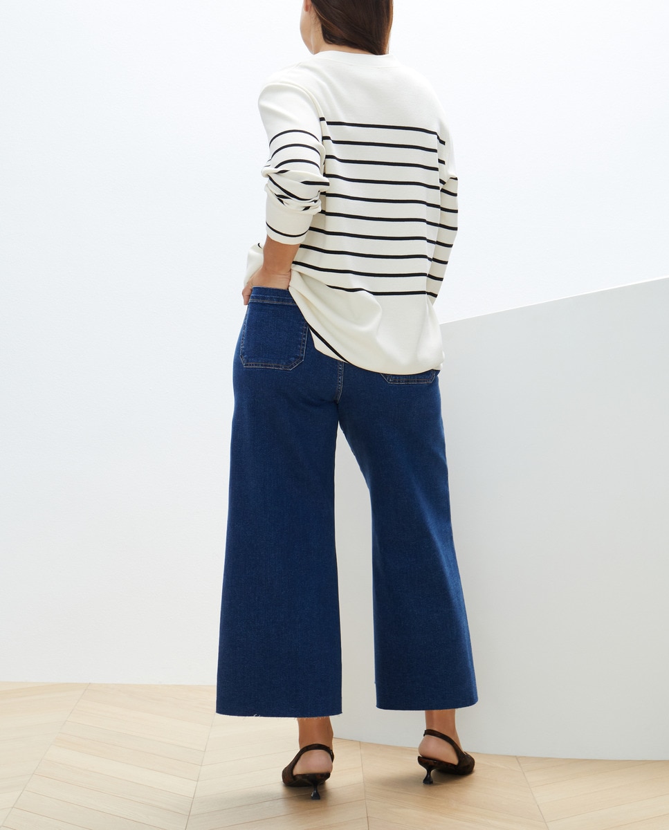 Jeans ALICE Culotte Azul-escuro-6