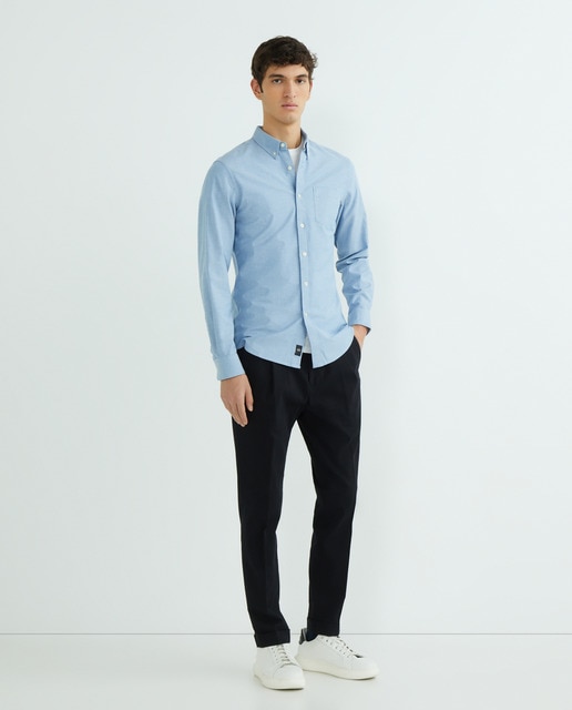 Imagem 0 de Camisa Oxford Elástica