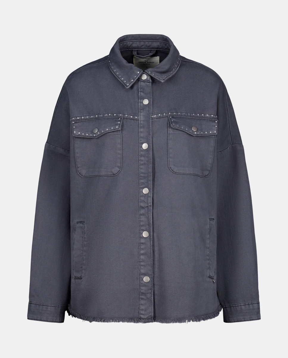 Sobrecamisa oversize Chumbo-4