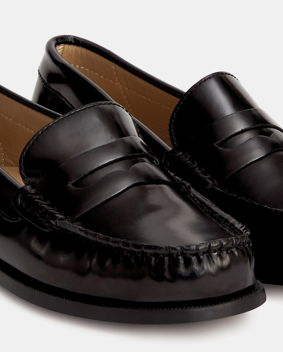 Mocassins em Pele Florantik Preto-5