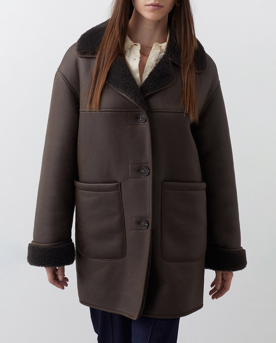 Abrigo Doble Faz Hipercor Chaquetones Mujer Abrigo Doble Faz