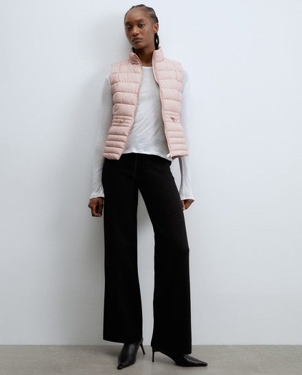 Corte Inglés Chaleco Gris Pelo Mujer Chaleco Acolchado Chalecos