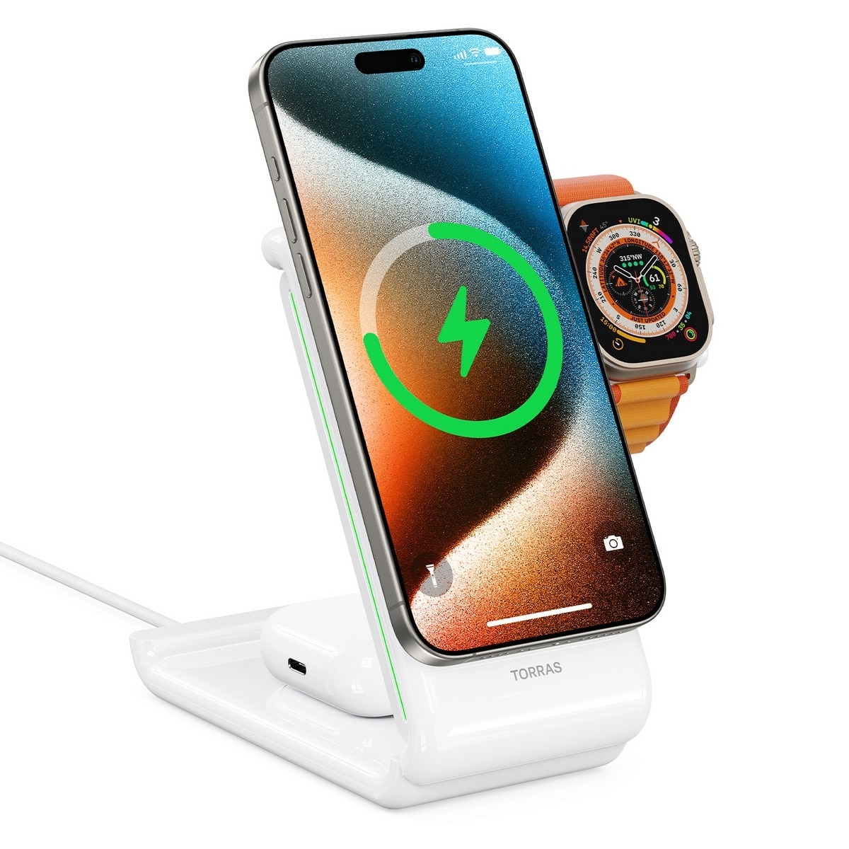 Estação de Carregamento MagSafe Wireless 3 em 1 com Arrefecimento 2