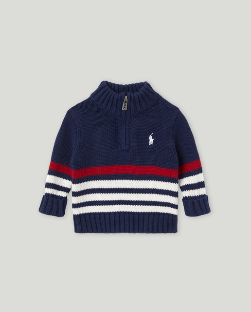 Imagen 0 de Jersey de bebé niño de algodón de rayas