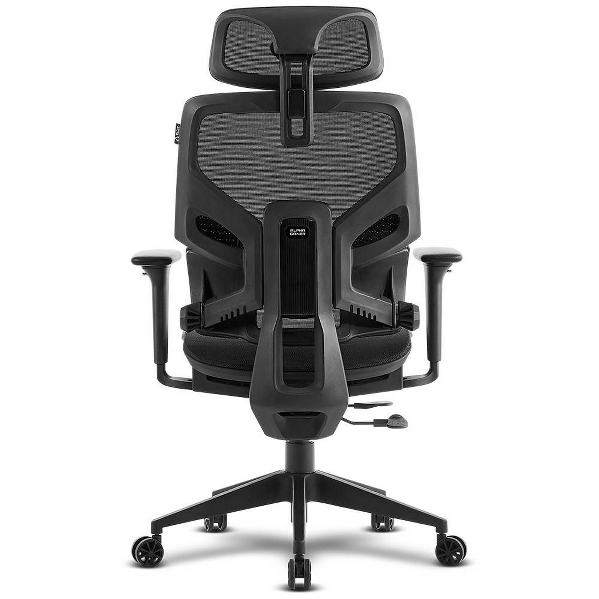 Cadeira Gaming em Malha Alpha Gamer Aurora - Preto 4