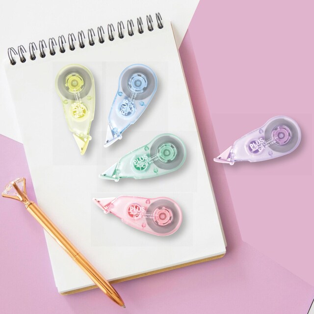 Imagen 0 de Corrector en Cinta PLUS CR Mini 4,2 mm x 12 m Colores Pastel