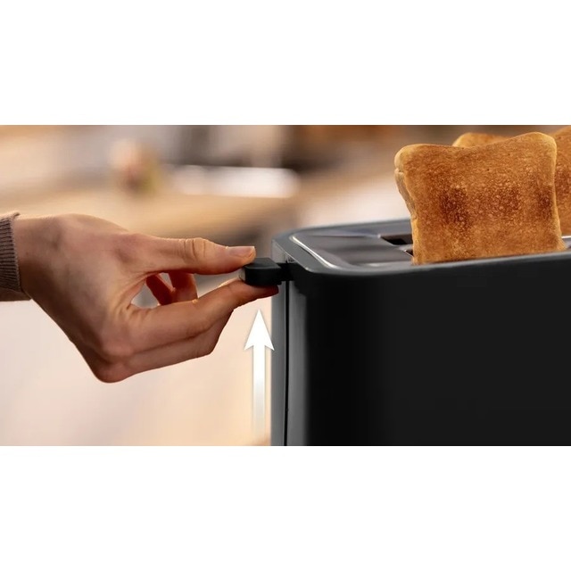 Torradeira Bosch Compact MyMoment TAT4M223 de 950 W com 2 Fendas Curtas - Preto Mate Preto mate-8