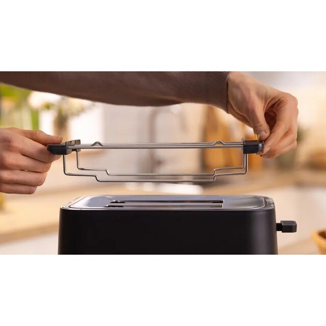 Torradeira Bosch Compact MyMoment TAT4M223 de 950 W com 2 Fendas Curtas - Preto Mate Preto mate-6