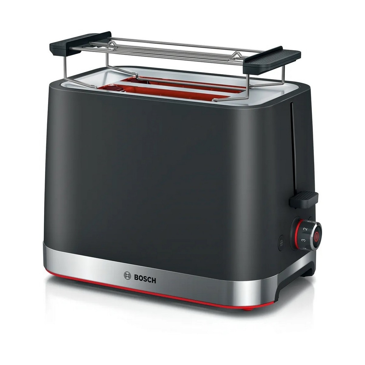 Torradeira Bosch Compact MyMoment TAT4M223 de 950 W com 2 Fendas Curtas - Preto Mate Preto mate-1