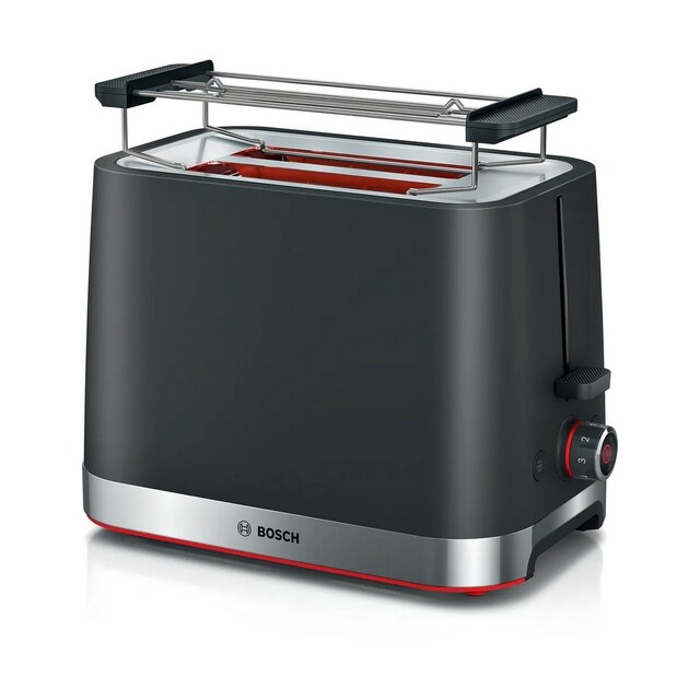 Imagem 0 de Torradeira Bosch Compact MyMoment TAT4M223 de 950 W com 2 Fendas Curtas - Preto Mate
