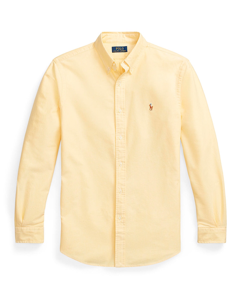 Camisa Oxford Regular fit Amarelo-4