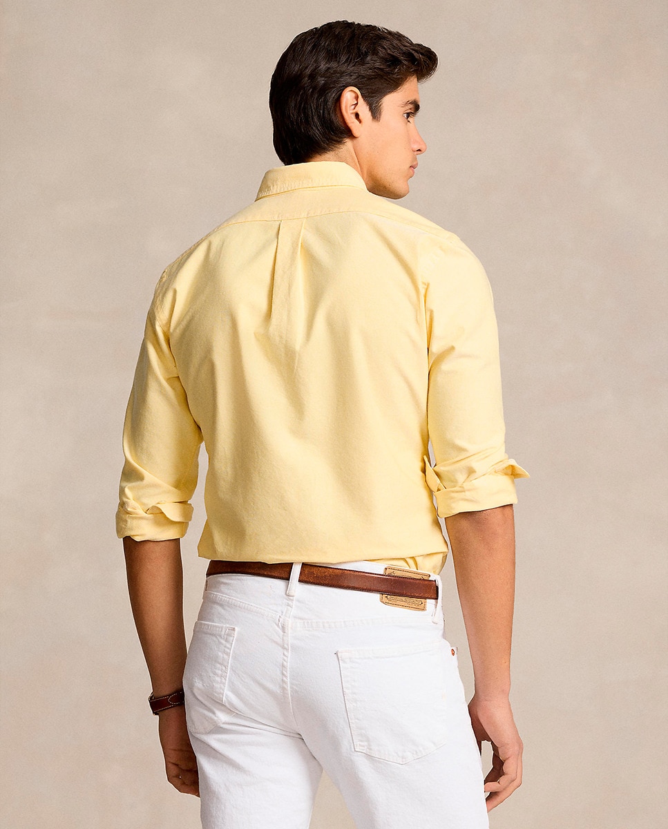 Camisa Oxford Regular fit Amarelo-2