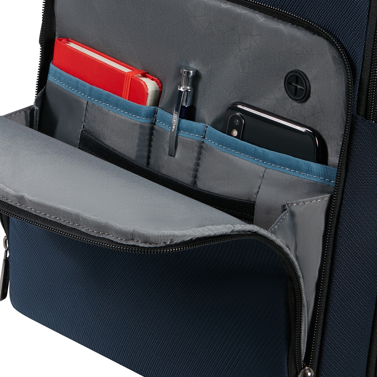 Mochila Samsonite Evosight azul para portátiles de 14,1" Azul-7