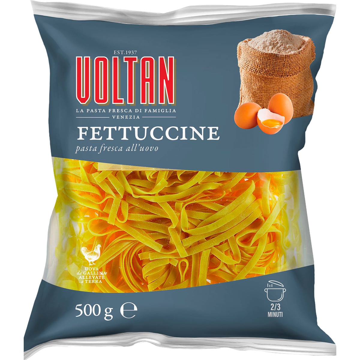 Massa Fettuccine embalagem 500 g