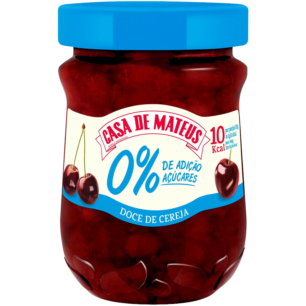 Doce de Cereja 0% de Adição de Açúcares frasco 280 g