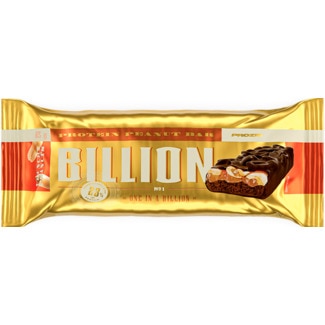 Proteína Barra Billion de Amendoim embalagem 65 g - Prozis