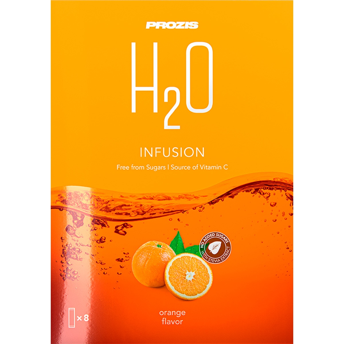 Infusão de Laranja H2O 8 unidades embalagem 72 g