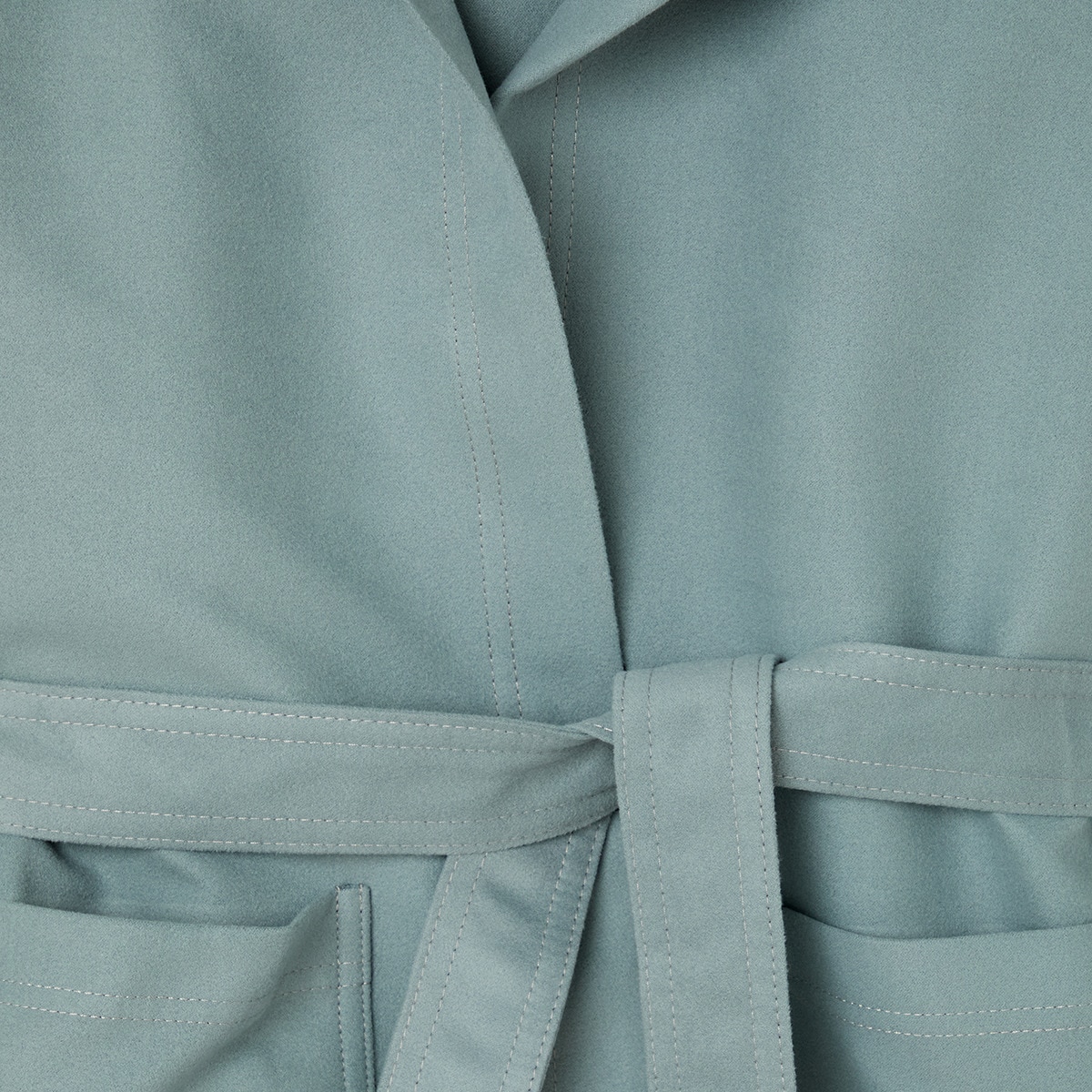 Albornoz microfibra infantil Azul marino-3