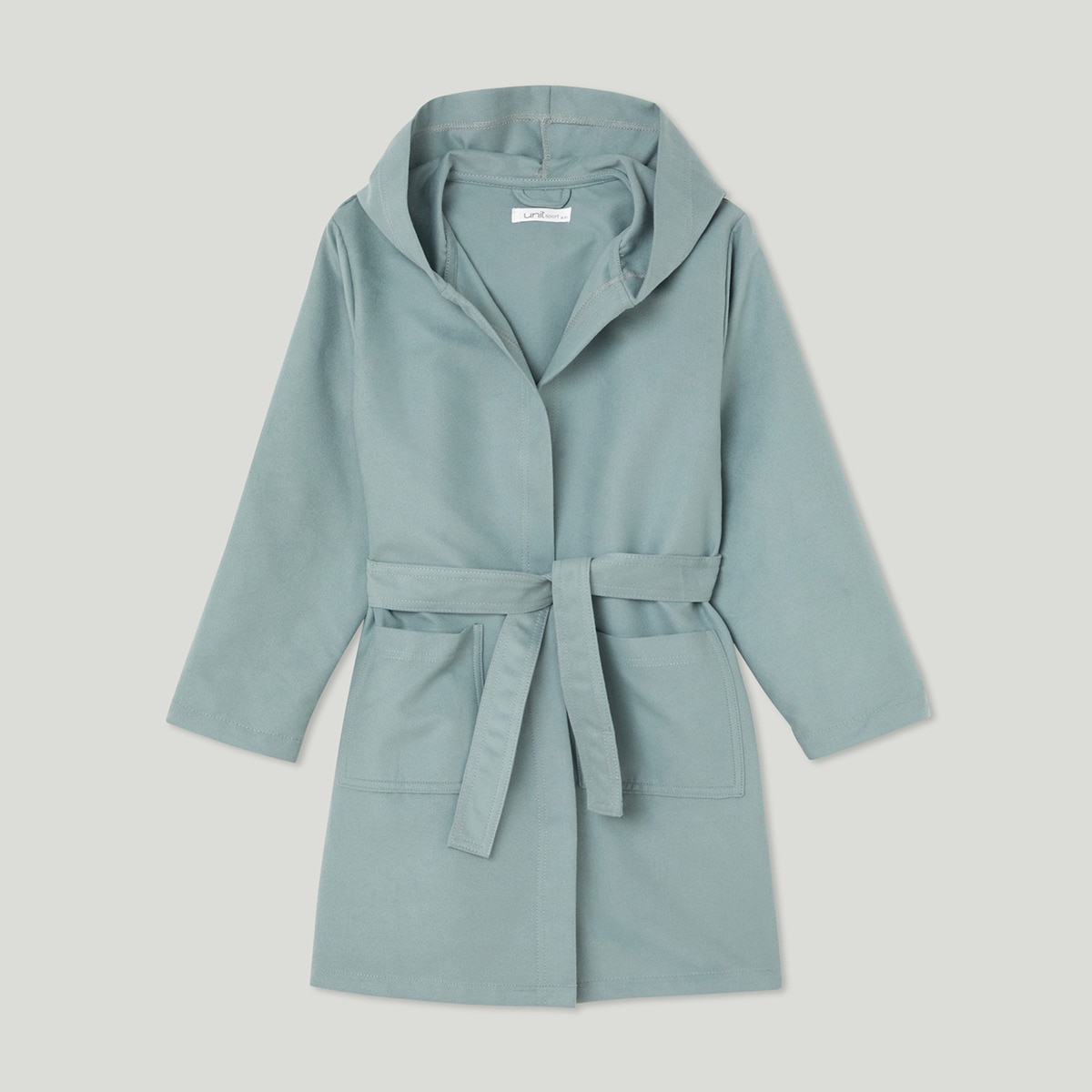 Albornoz microfibra infantil Azul marino-1