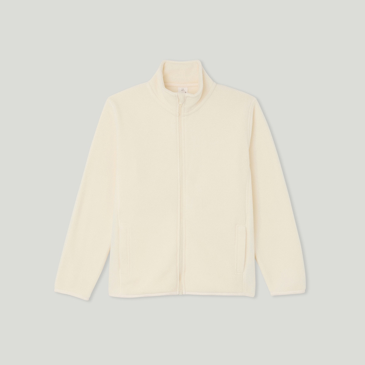 Forro polar con cremallera entera infantil Crudo-1