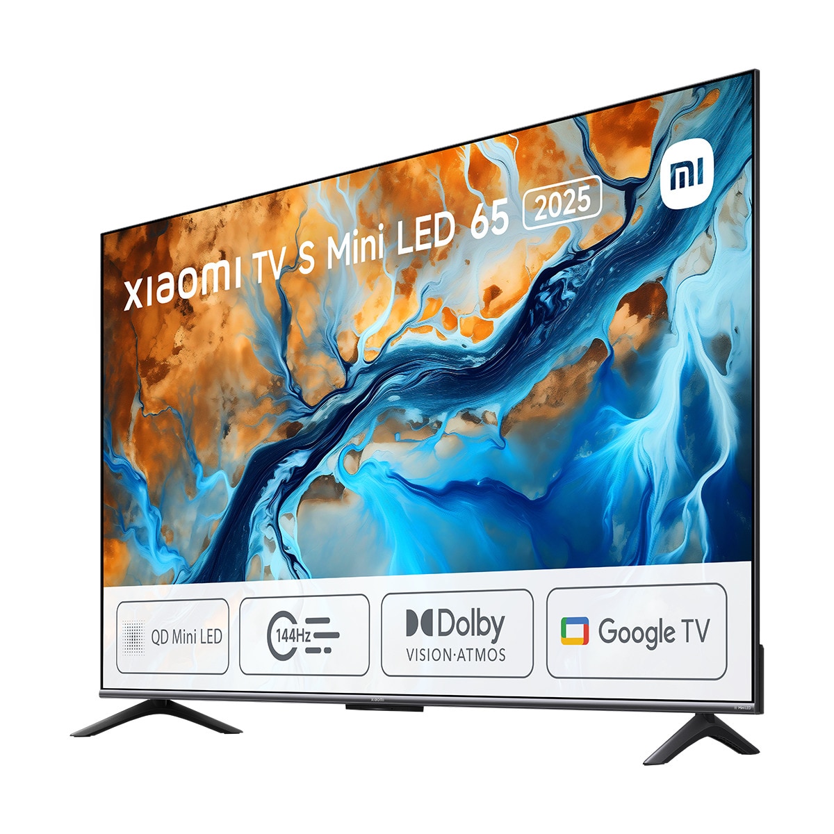 TV MiniLED 164 cm (65") Xiaomi S Mini 2025 UHD 4K QD-MiniLED con Google TV Dolby Atmos Dolby Vision IQ Gris-2