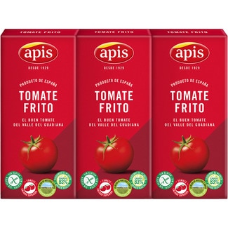 tomate frito sin gluten pack 3 envase 215 g - Apis