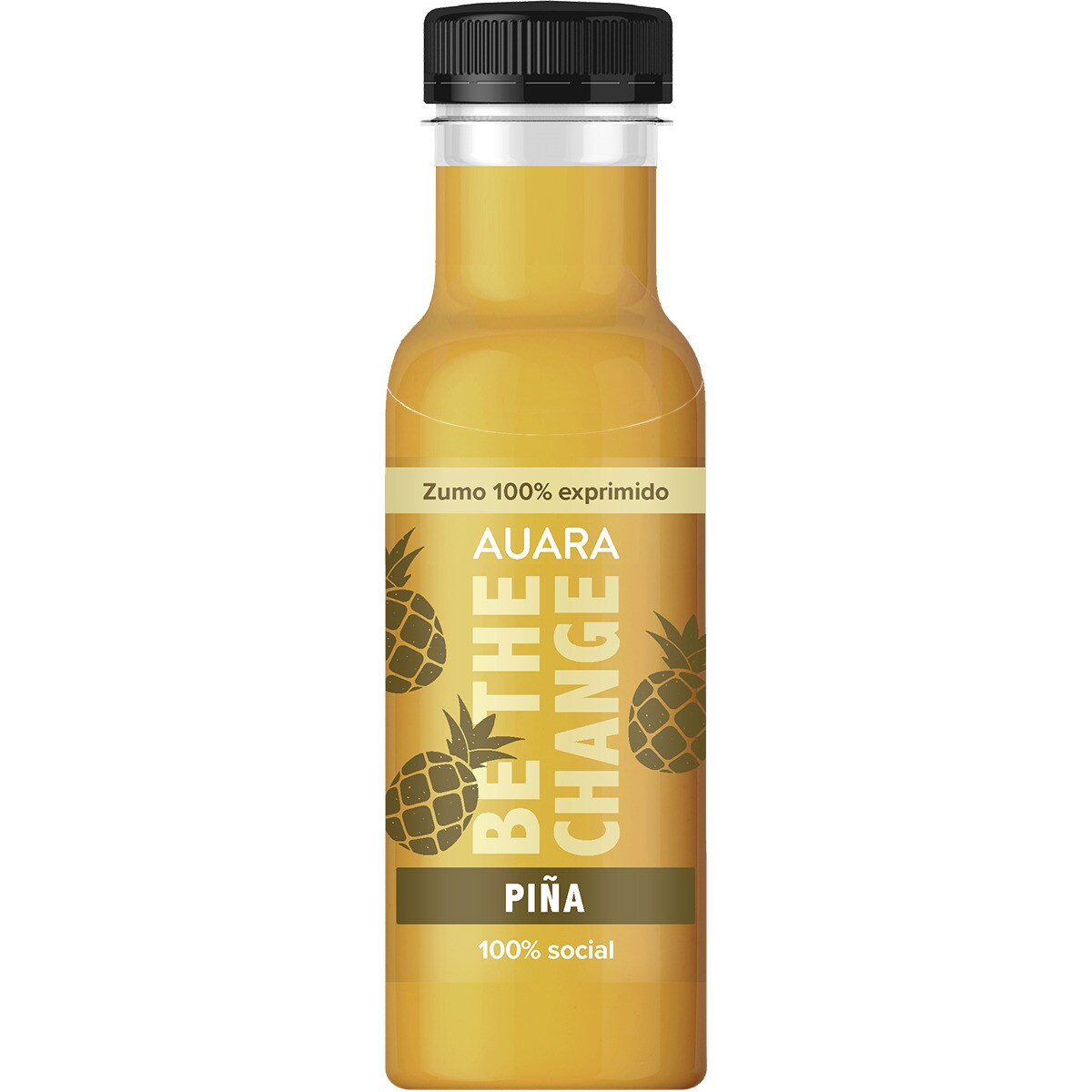 Be The Change zumo de piña 100% exprimido botella 33 cl