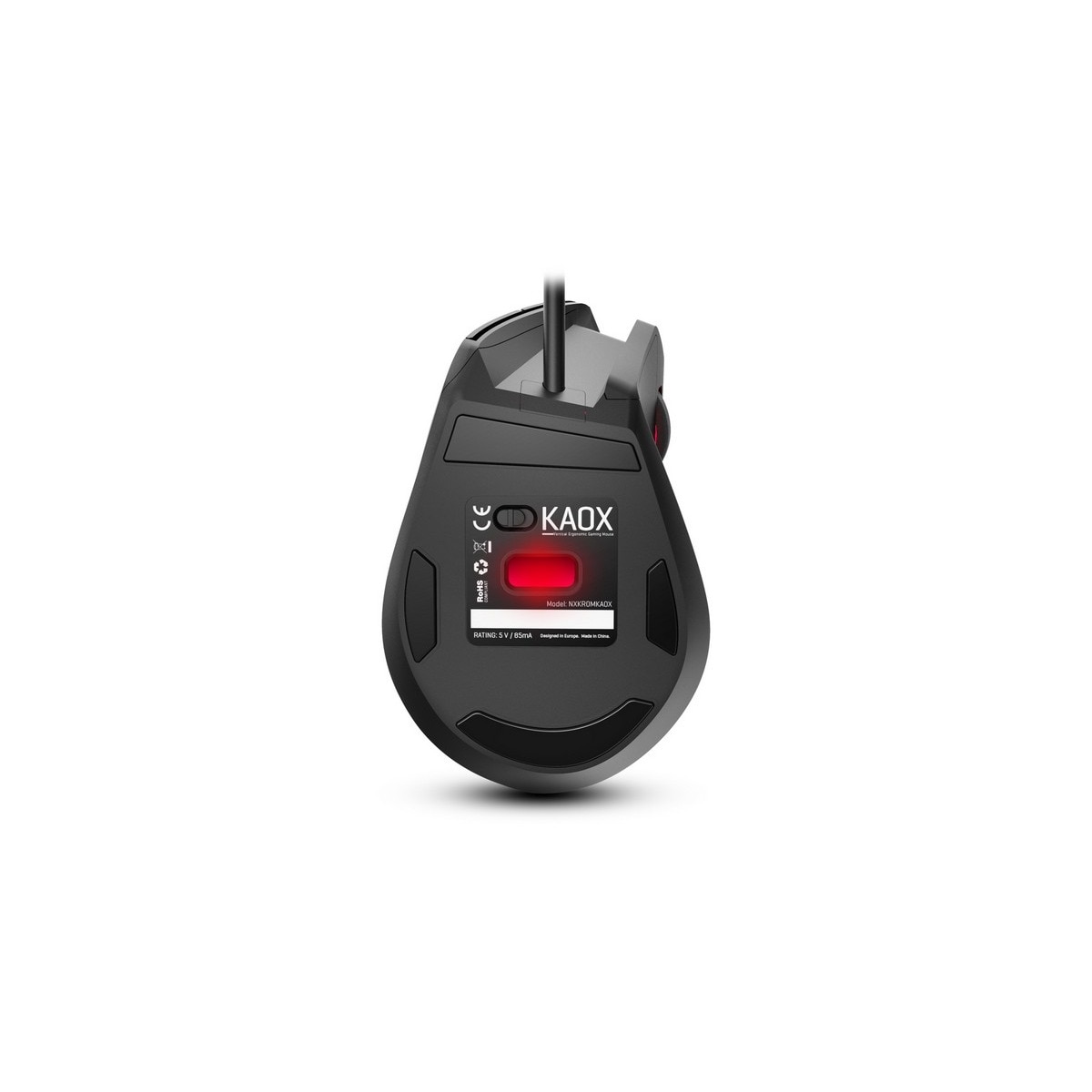 Rato Vertical Ergonómico Gaming Krom Kaox RGB - Preto 4