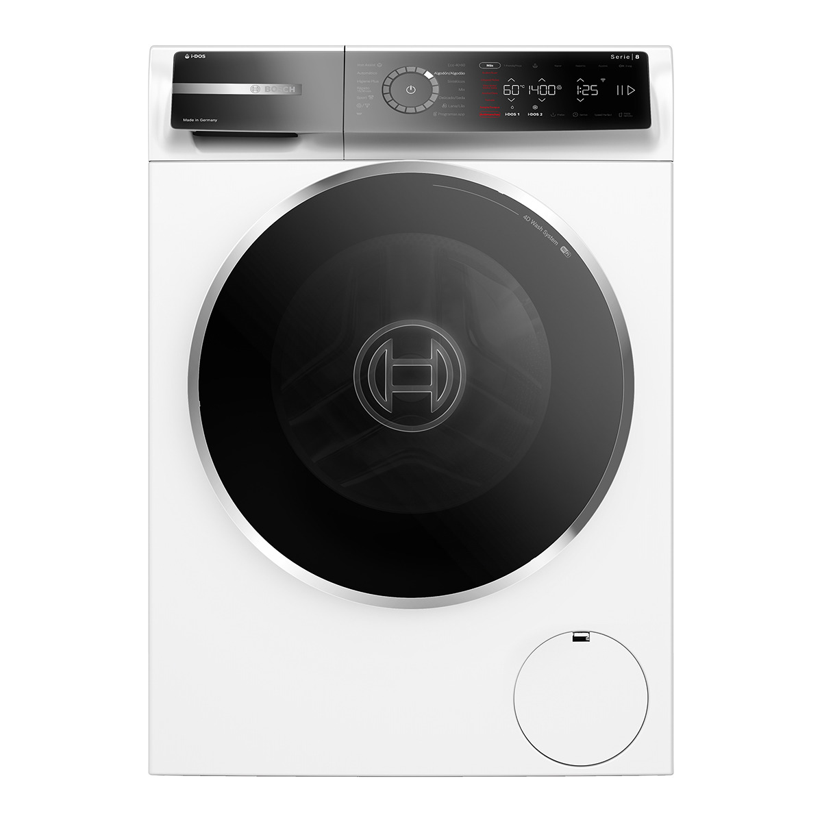 Lavadora Bosch 10 kg / 1400 rpm Autodosificación - WGB254A1ES Blanco-1