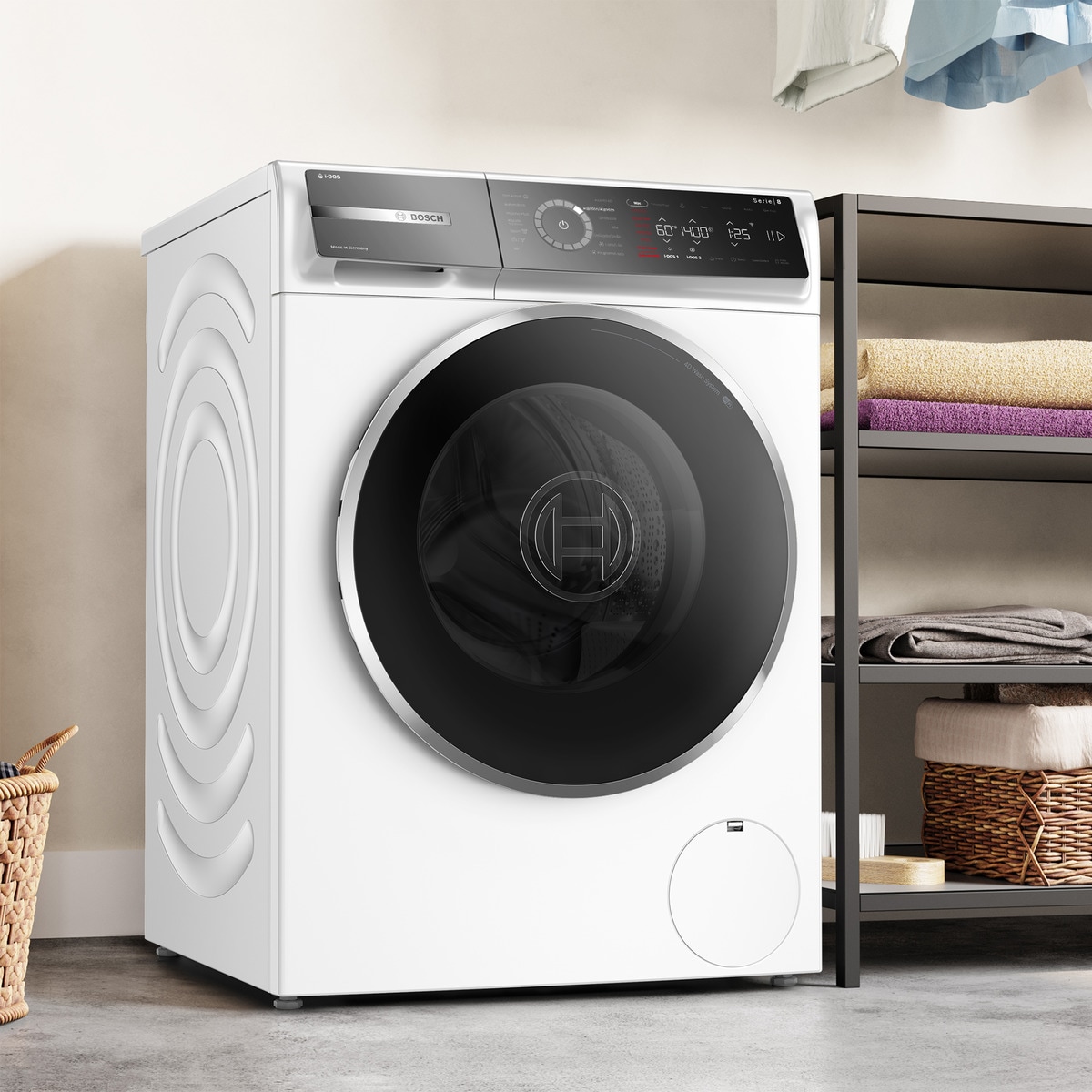 Lavadora Bosch 10 kg / 1400 rpm Autodosificación - WGB254A1ES Blanco-3