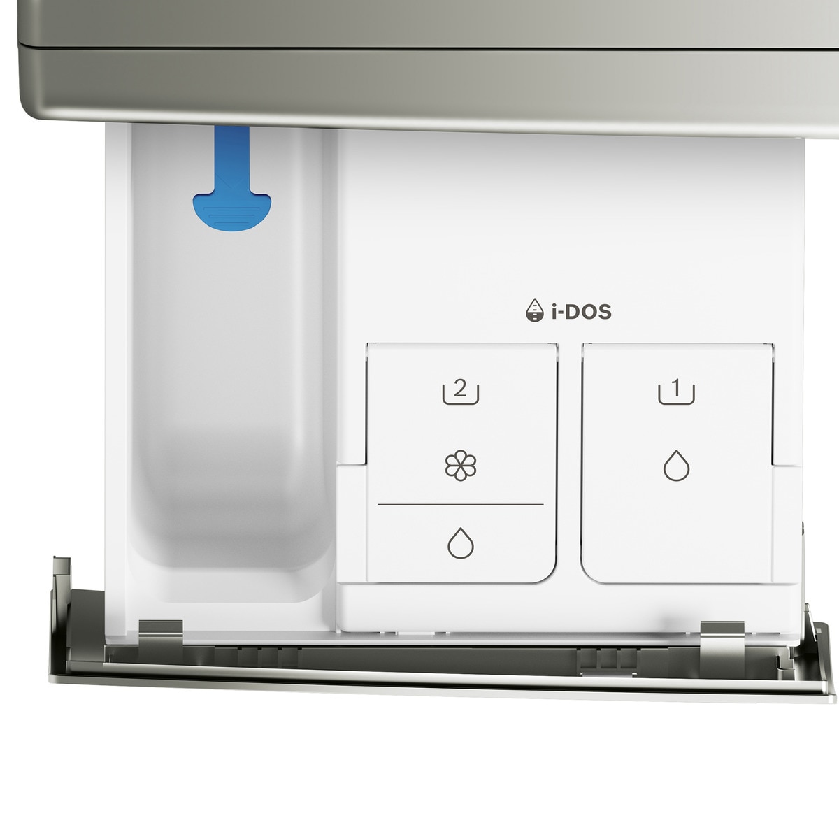 Máquina de Lavar Roupa Bosch Serie 6 WGH244AXES i-DOS, Carga Frontal de 9 Kg e 1400 rpm - Silver Inox Silver/Inox-6