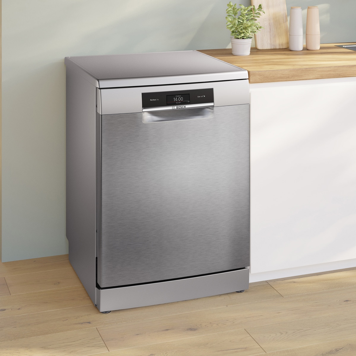 Máquina de Lavar Loiça Bosch Serie 8 SMS8TCI04E de 14 Conjuntos, 3º Cesto e de 60 cm - Aço Antidedadas Aço inoxidável-3