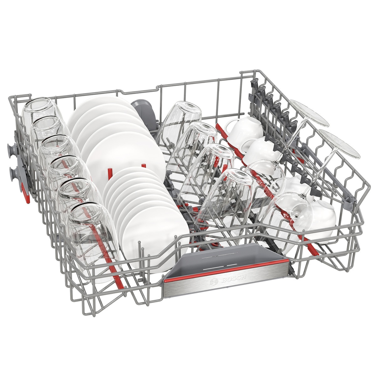 Máquina de Lavar Loiça Bosch Serie 8 SMS8TCI04E de 14 Conjuntos, 3º Cesto e de 60 cm - Aço Antidedadas Aço inoxidável-6