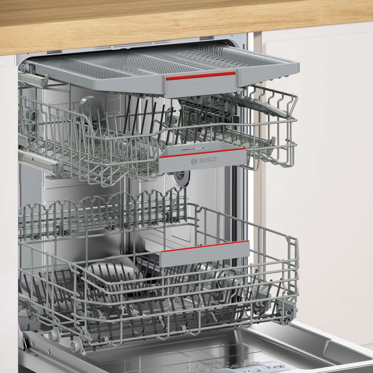 Máquina de Lavar Loiça Encastrável Bosch Serie 6 SBV6ZCX10E de 14 Conjuntos, 3º Cesto e de 60 cm 4