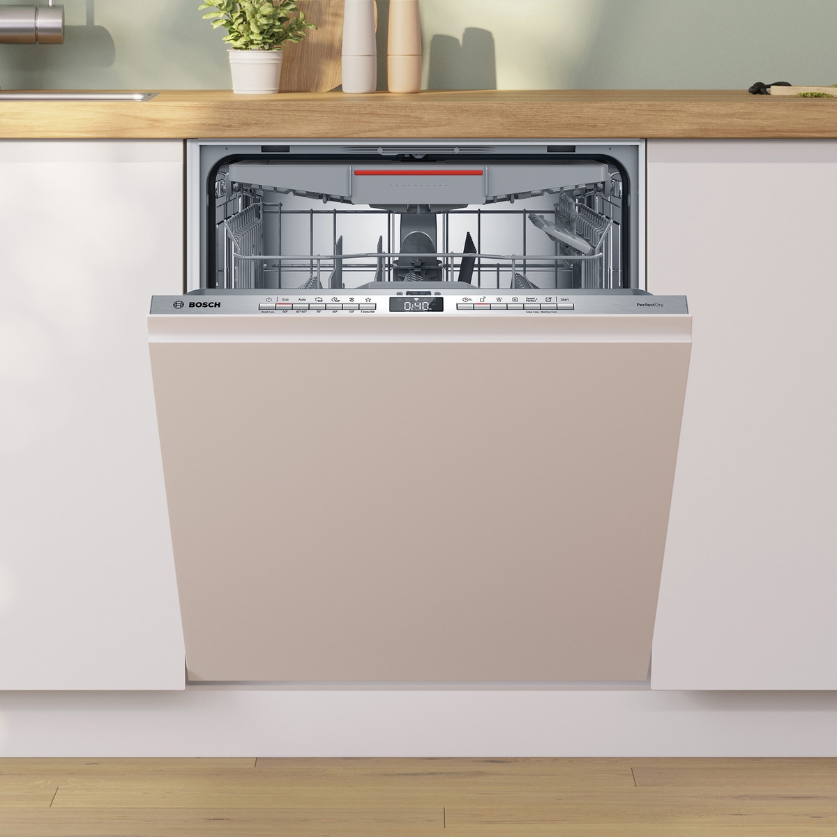 Máquina de Lavar Loiça Encastrável Bosch Serie 6 SMV6ZCX10E de 14 Conjuntos, 3º Cesto e de 60 cm 3