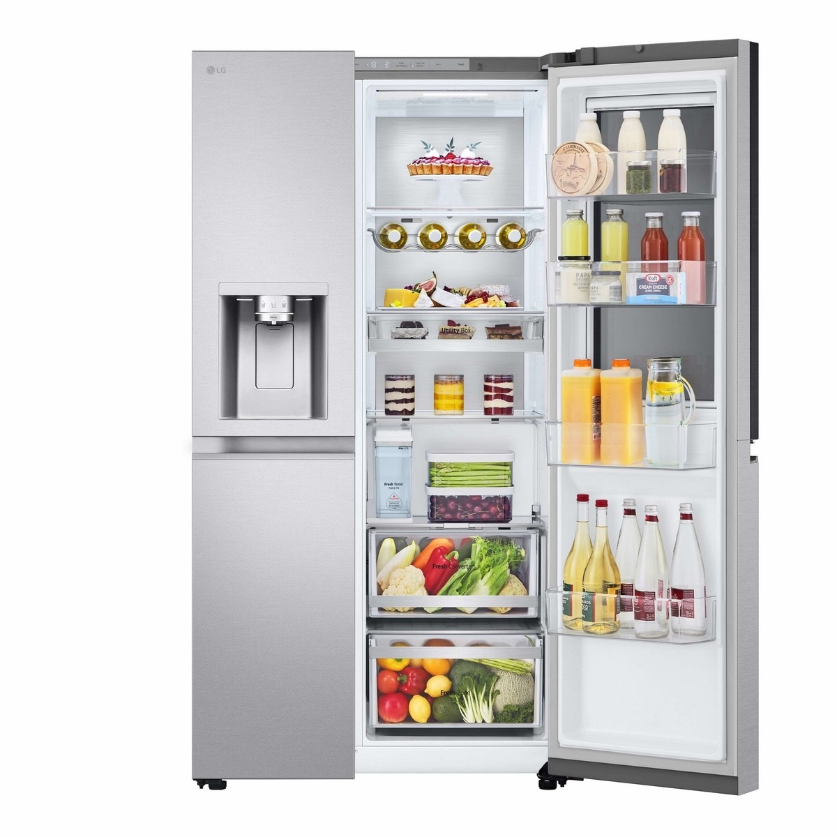 Frigorífico Americano LG GSXE91MBAD No Frost, Door in Door™ e de 179 cm - Metal Sorbet 5