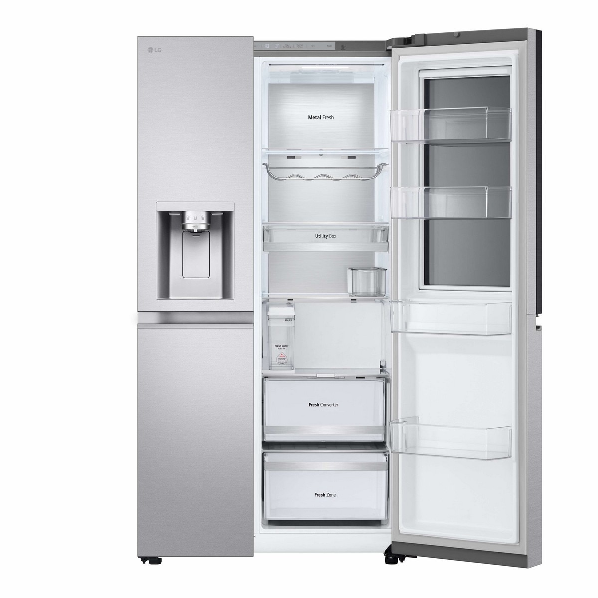 Frigorífico Americano LG GSXE91MBAD No Frost, Door in Door™ e de 179 cm - Metal Sorbet 6
