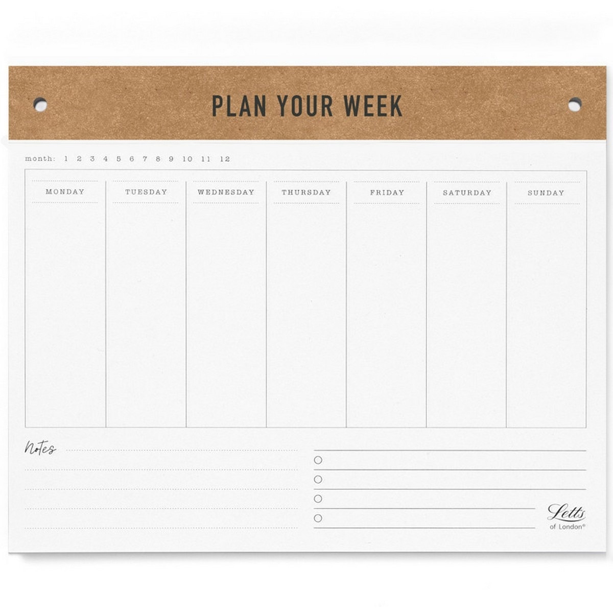 Imagem 0 de Bloco de notas  Letts of London Conscious semanal sem data navulling
