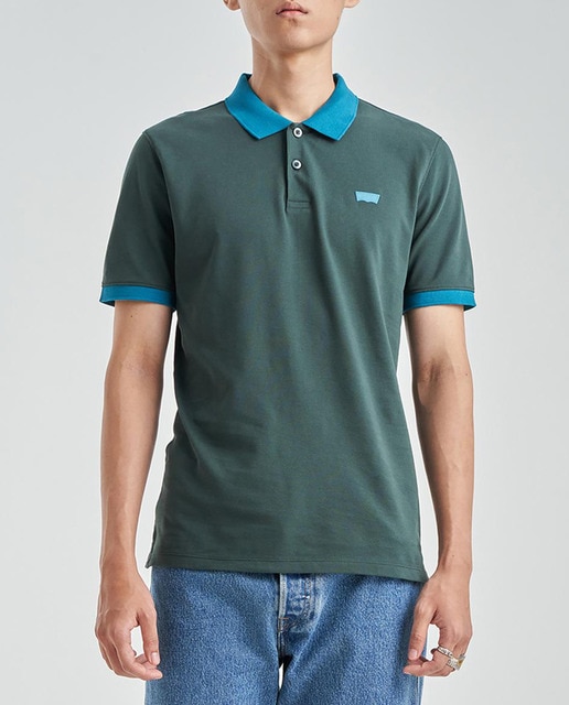 Imagen 0 de Polo de hombre de manga corta slim