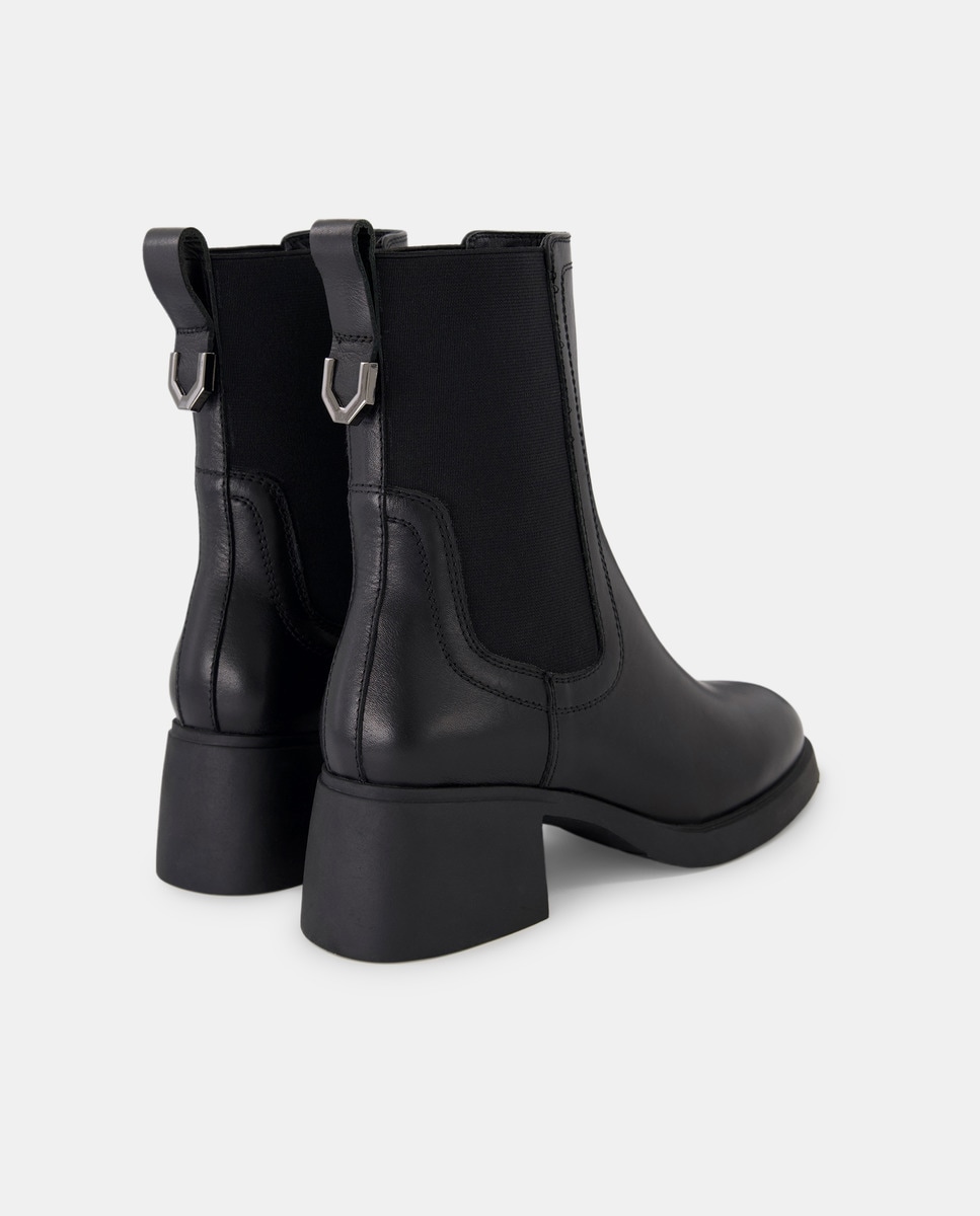 Botins Chelsea com Salto Preto-3