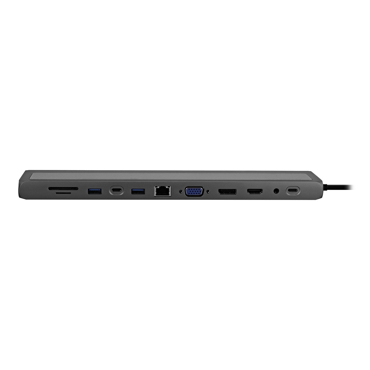 Hub T'nB 12 en 1 para triple pantalla Gris-3