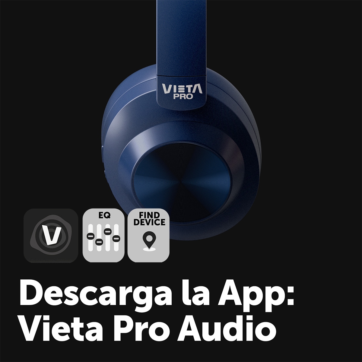 Auriculares de diadema Vieta Pro Way 4 azul Bluetooth 5.4 Azul-5