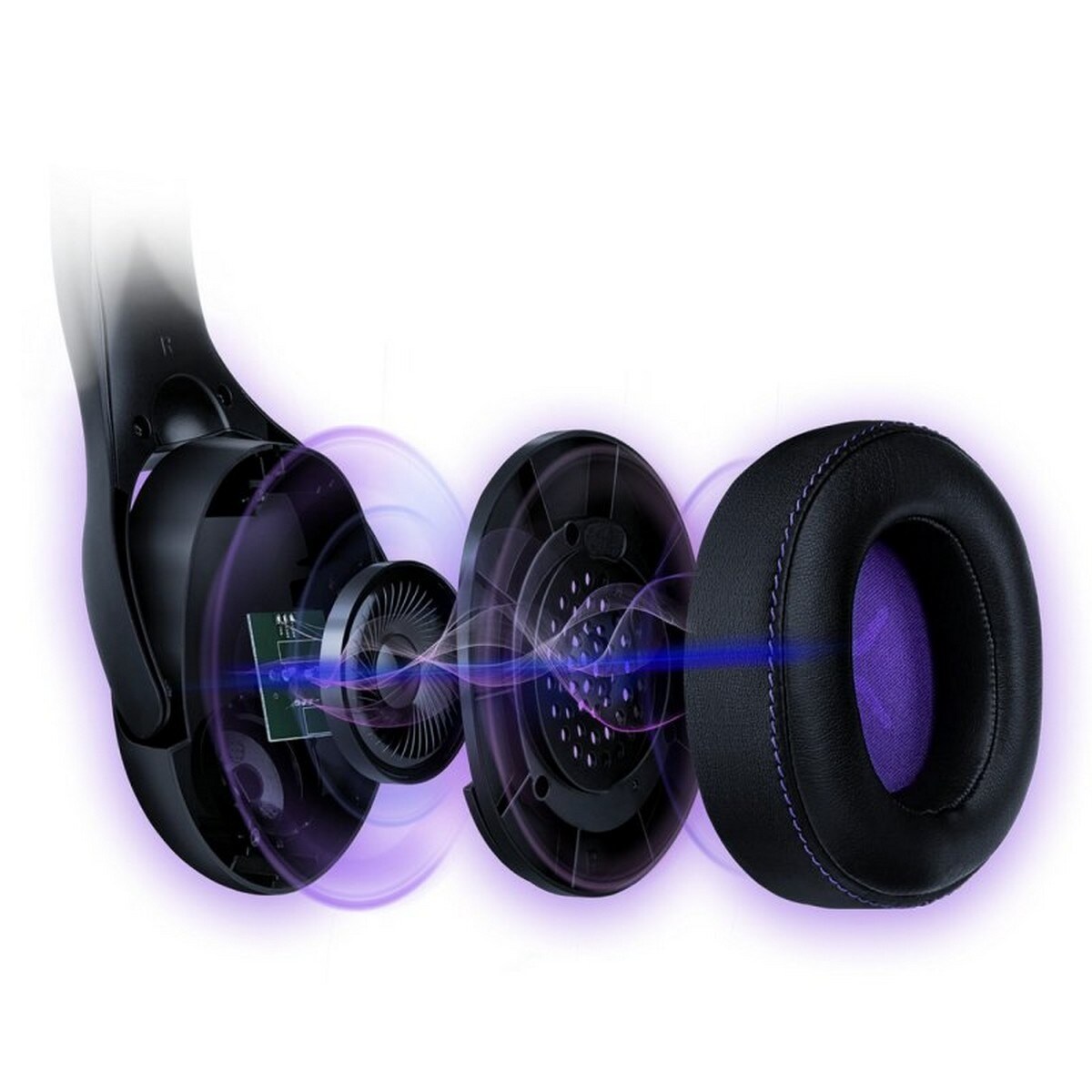 Headset Gaming PDP Victrix Gambit PS5/PS4 - Preto / Roxo 9