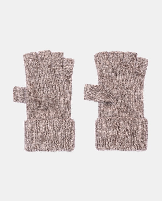 Imagem 0 de Mitenes de Malha em Mistura de Lã - Preto