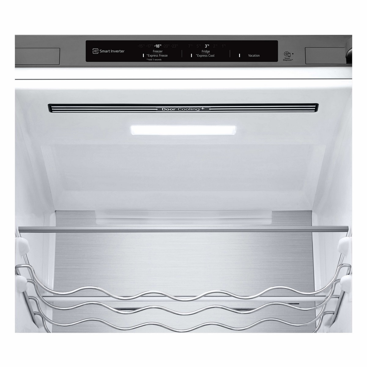 Frigorífico Combinado LG GBV7280BMB No Frost e Smart Inverter™ e de 203 cm - Metal Sorbet 6
