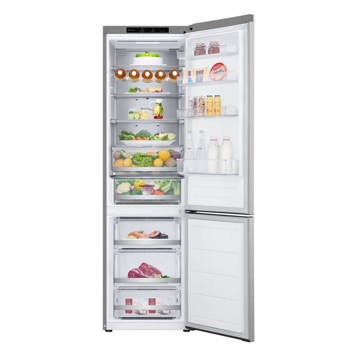 Frigorífico Combinado LG GBV7280BMB No Frost e Smart Inverter™ e de 203 cm - Metal Sorbet 3