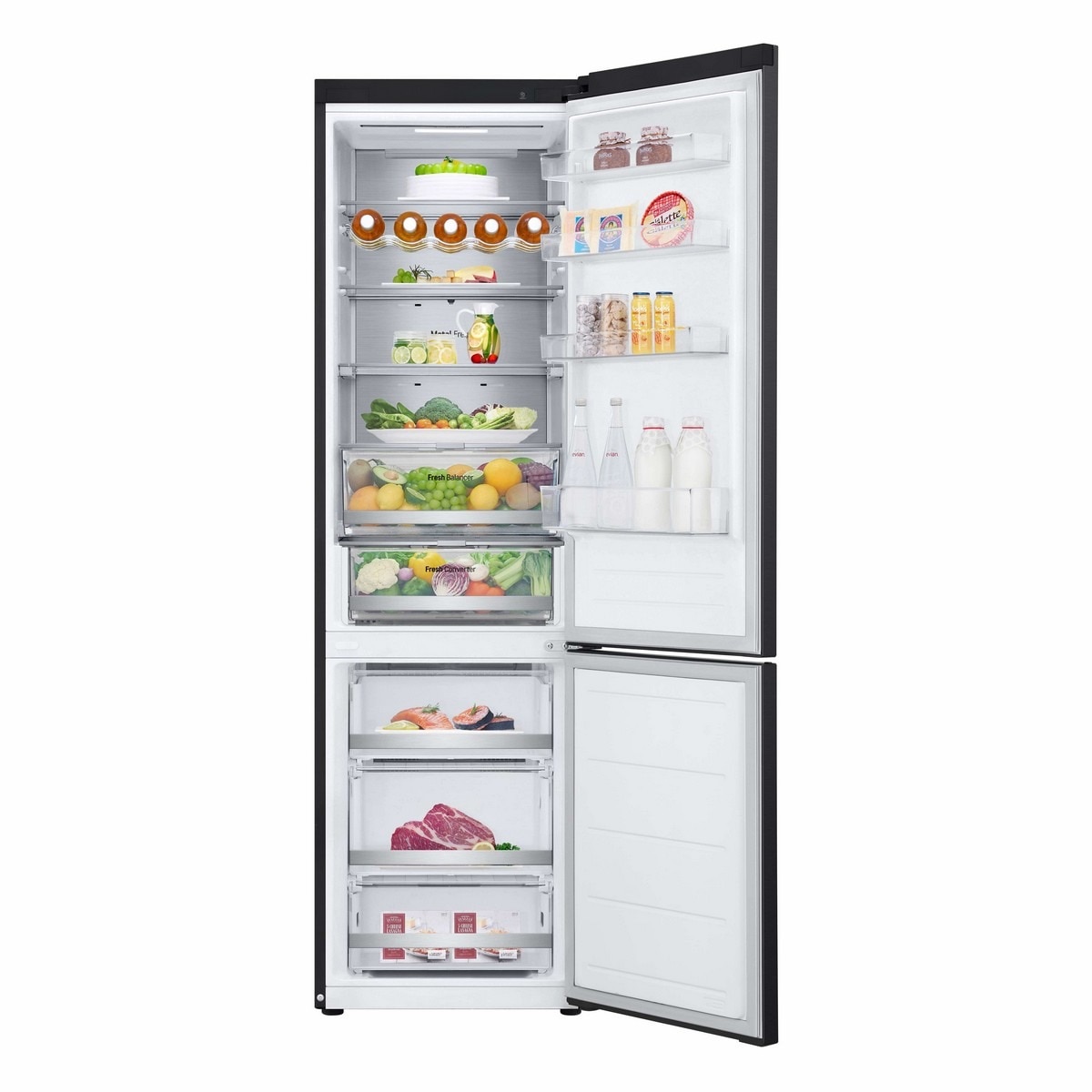 Frigorífico Combinado LG GBV7270DEV No Frost e Smart Inverter™ e de 203 cm - Essence Matte Black 2