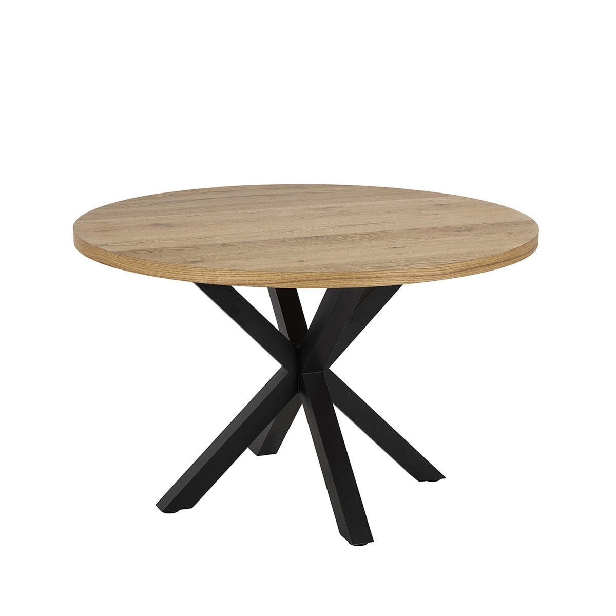 Mesa de comedor de madera de roble Heaven El Corte Inglés Roble / Negro mate-1