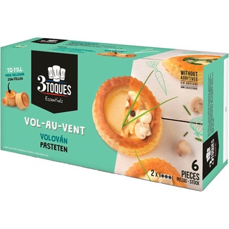 volovanes 6 unidades estuche 150 g - 3 Toques